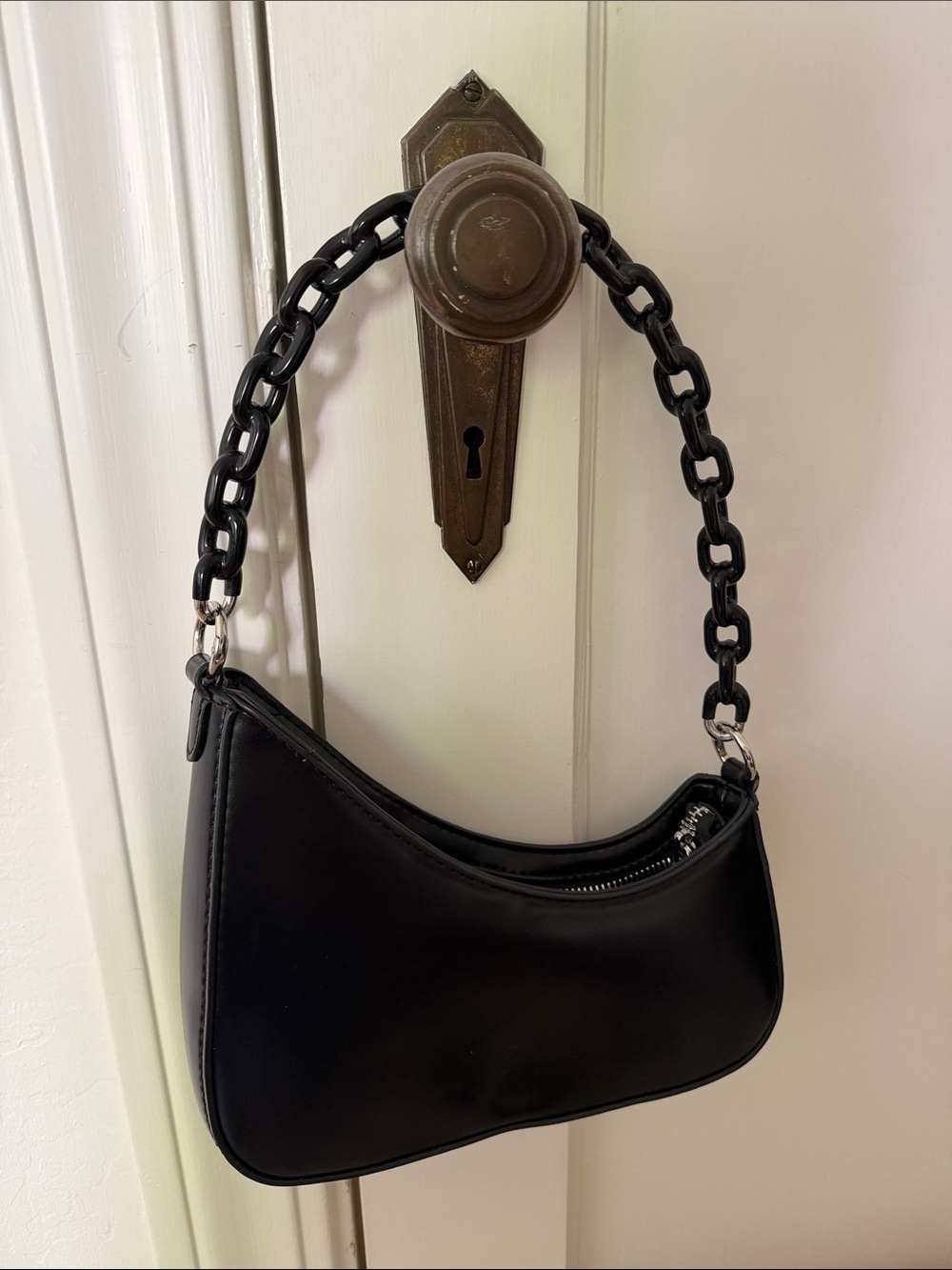 MMS Small Black Evening Bag